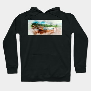 Boat On The Water Hoodie